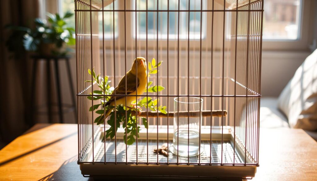 canary cage setup