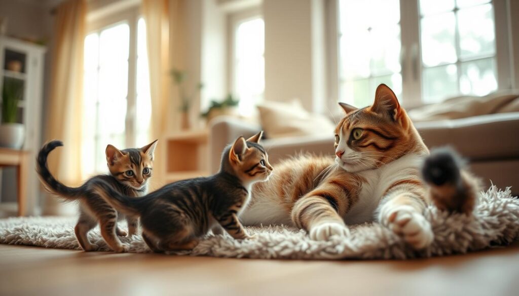 introducing kitten and cat